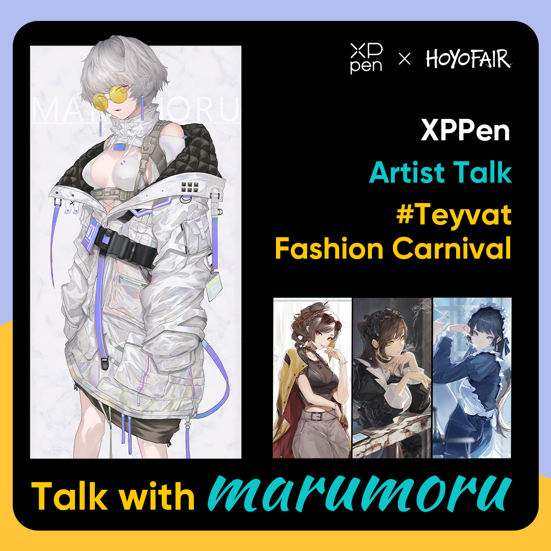 Illustrator Marumoru Talks Creating Hyper-Realistic Character Designs for ‘Genshin Impact’ With XPPen