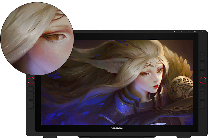 XP-Pen Artist 24 Pro Graphic Pen Display 24inch come with 2560 X 1440 Resolution