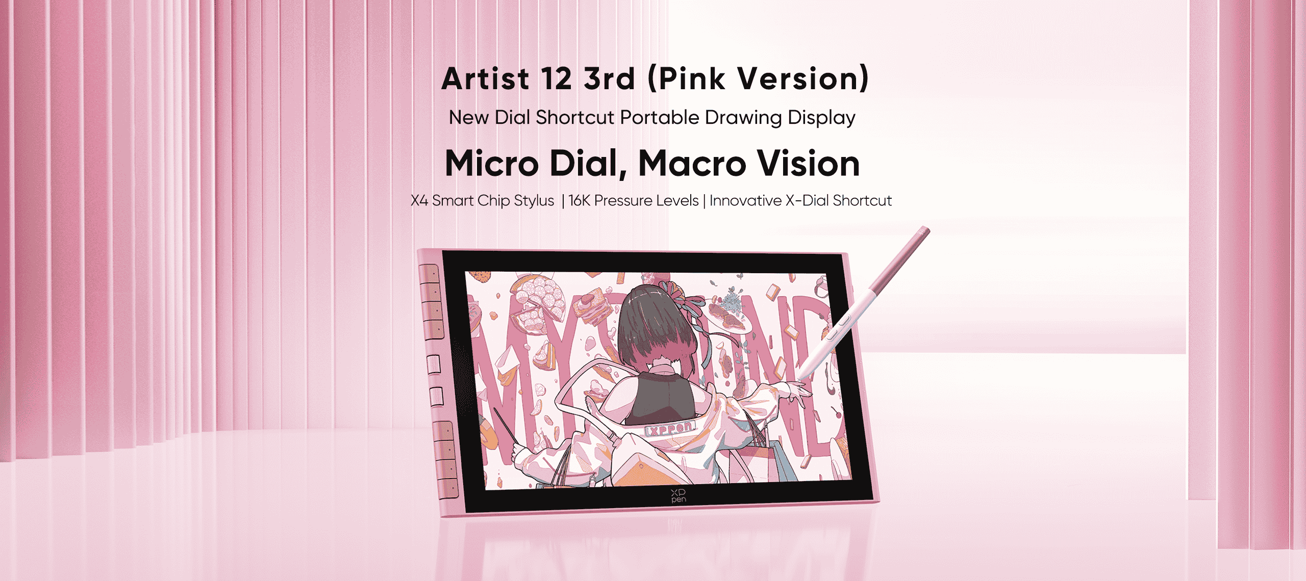 Artist 12 3rd (Pink Version) banner