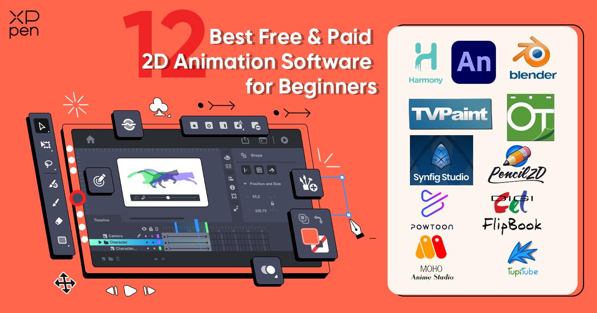 12 best free and paid 2D animation software for beginners