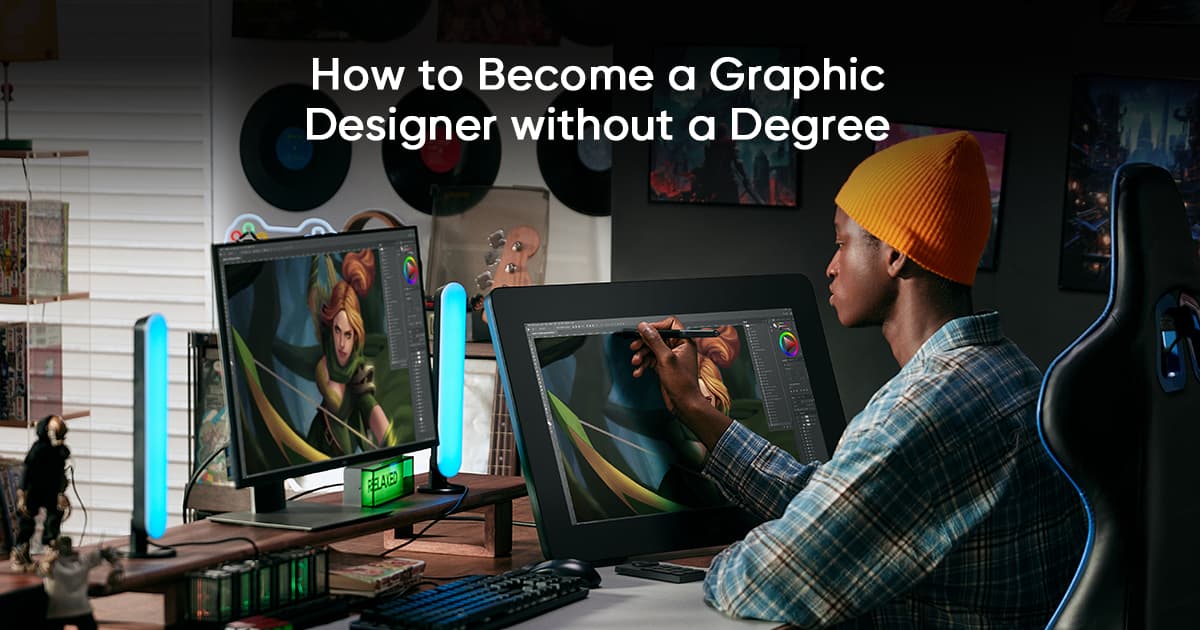 How to Become a Graphic Designer Without a Degree