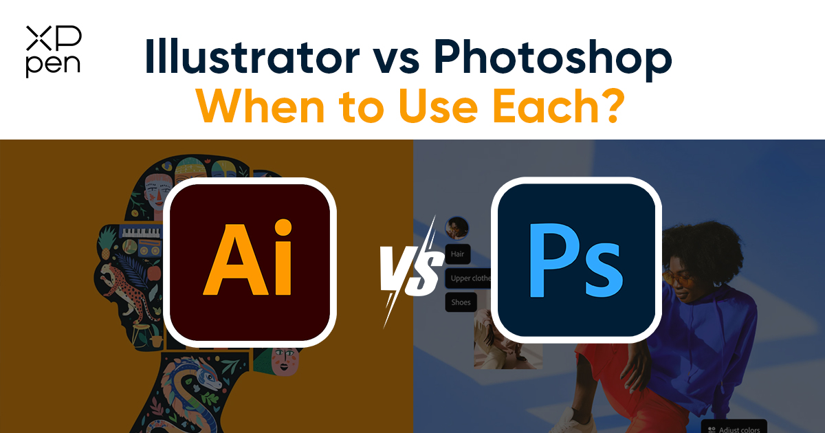 illustrator vs photoshop