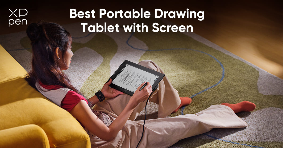 portable drawing tablet with screen