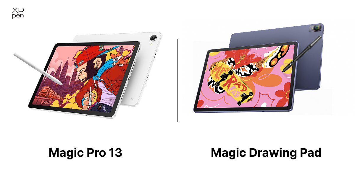 XPPen Magic Pro 13 vs Magic Drawing Pad