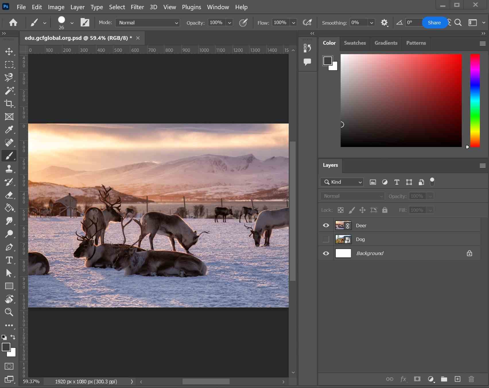 photoshop surface screenshot