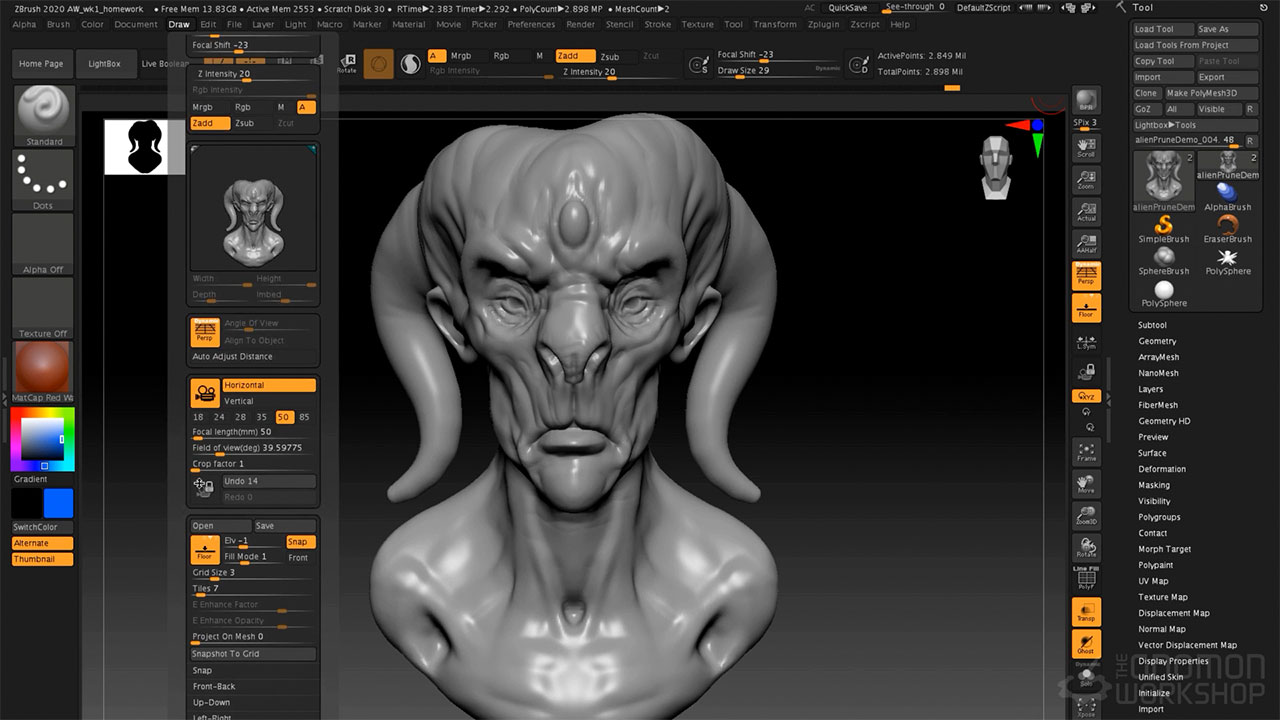 ZBrush 3D Modeling Software