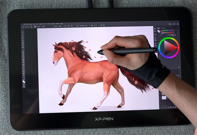 drawing horse in photoshop with XP-Pen Artist Pro 16tp.jpg