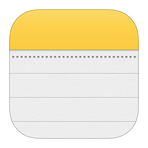 Apple Notes taking application