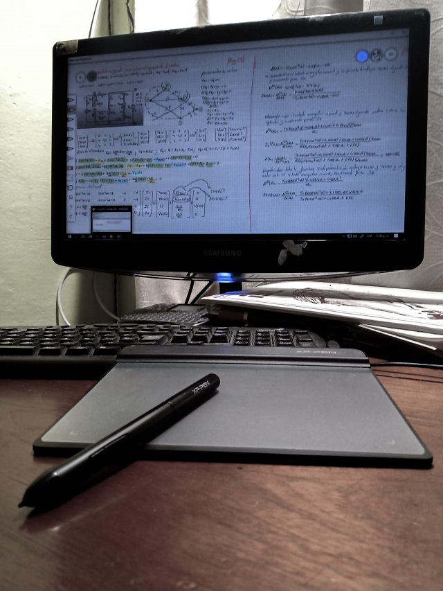 XP-Pen Star G640 drawing tablet for note taking.jpg