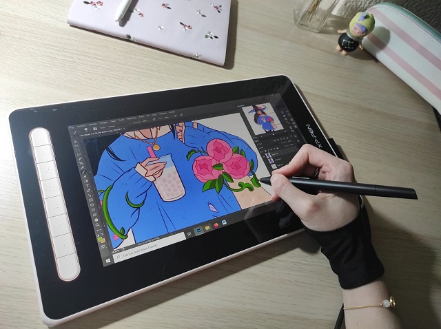 XP-Pen Artist 12 2nd Gen screen drawing tablet for photo editing