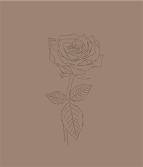 draw rose step 2