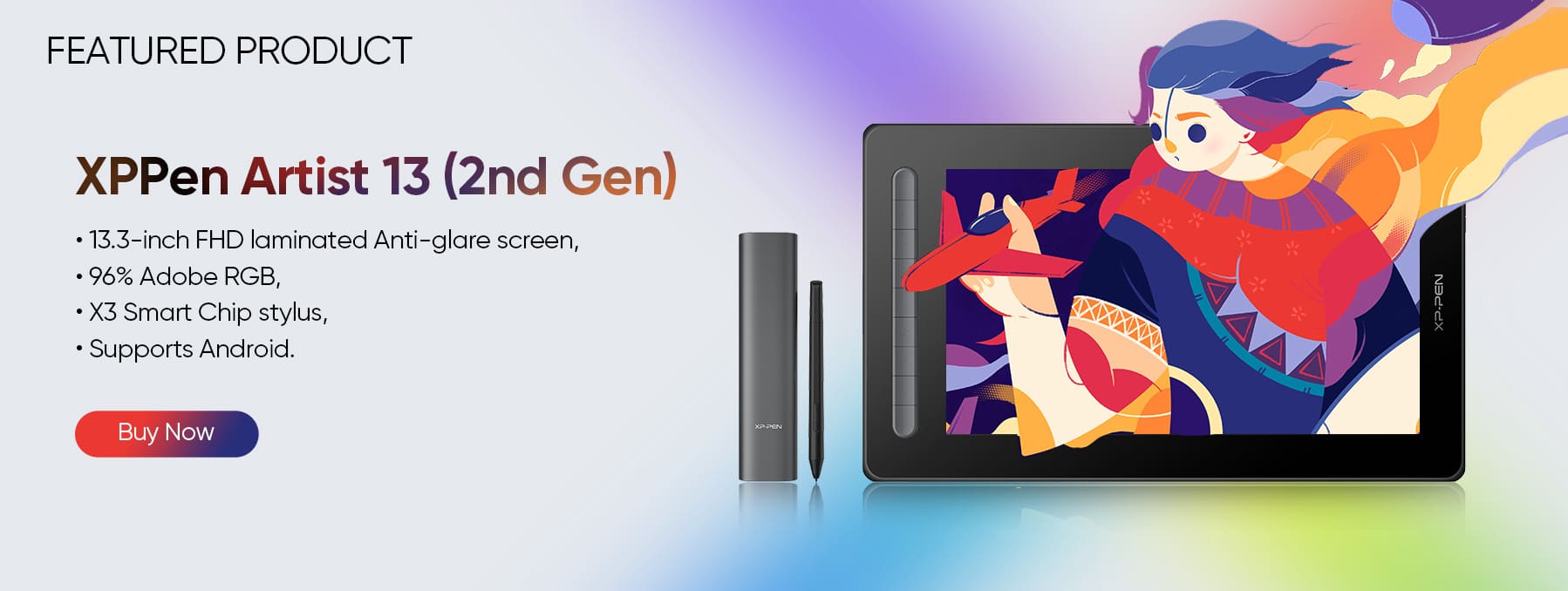 XPPen Artist 13 (2nd Gen) display tablet for 3d design