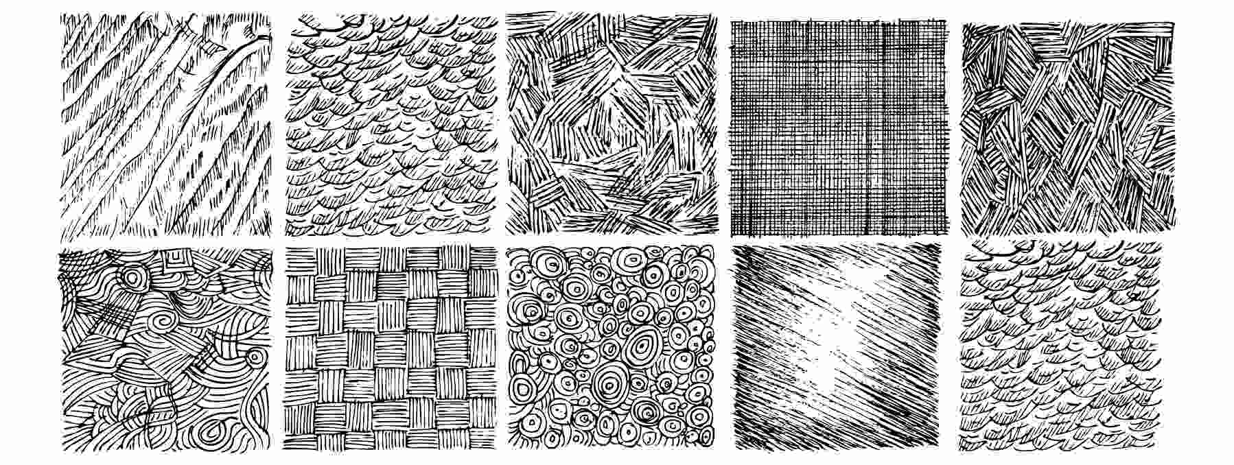 Doodles and textures exercise