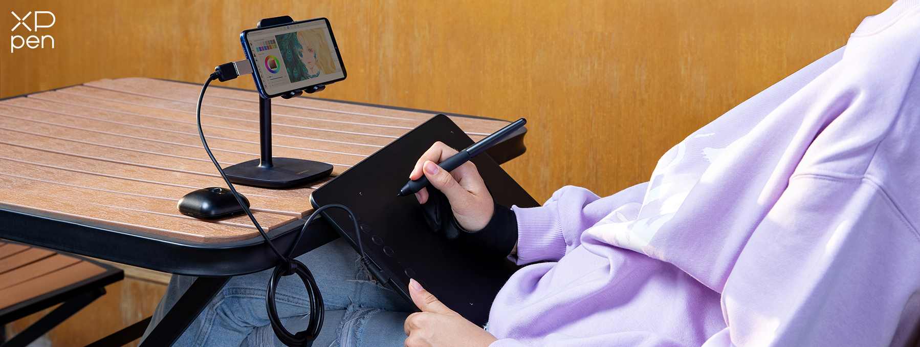 drawing tablet connect to android phone
