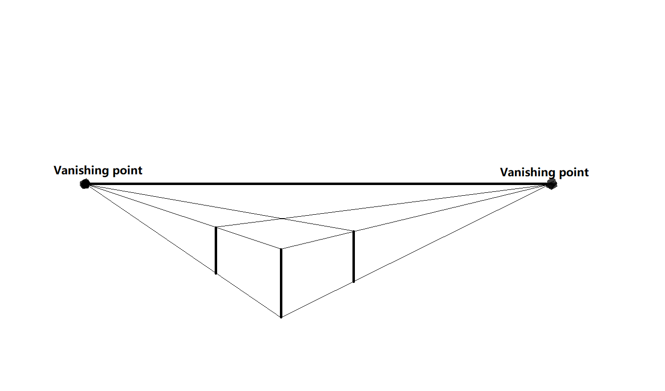 Sketchbook: Drawing Perspective (2-Point) Large Sketch Pad