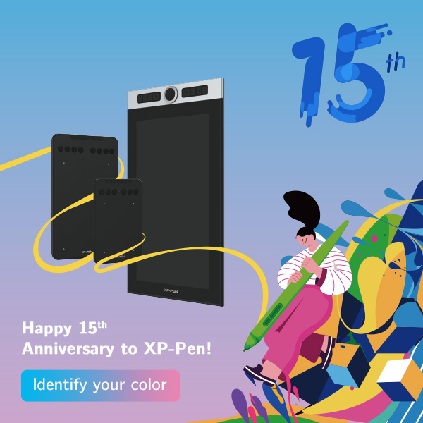 XPPen celebrates its 15th anniversary