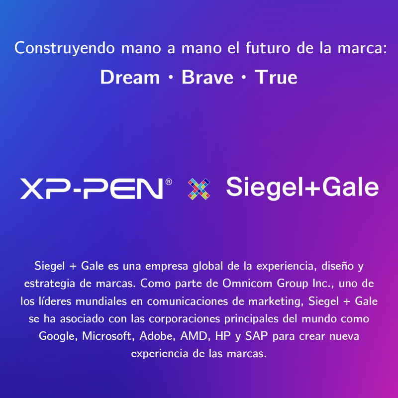 XPPen cooperate with Siegel+Gale to start a brand renewal