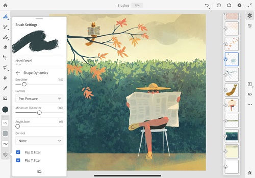 Adobe Fresco drawing app