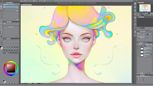 Clip Studio Paint EX digital painting app