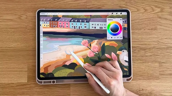iPad pro with Procreate for tattoo artist