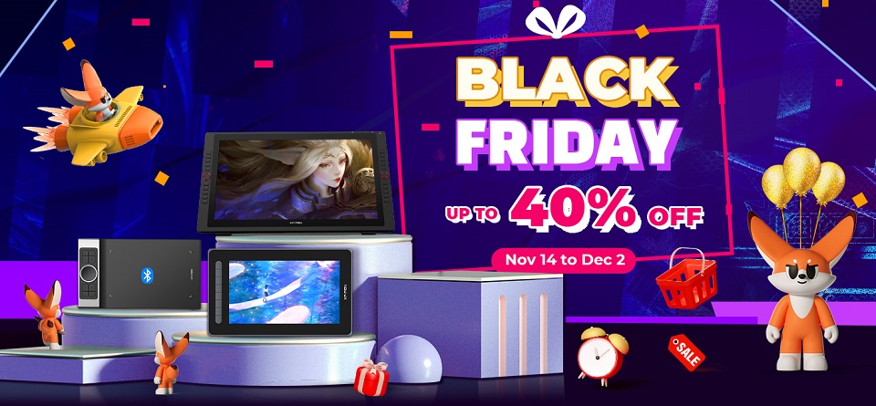 XPPen Drawing Tablet Black Friday 2023