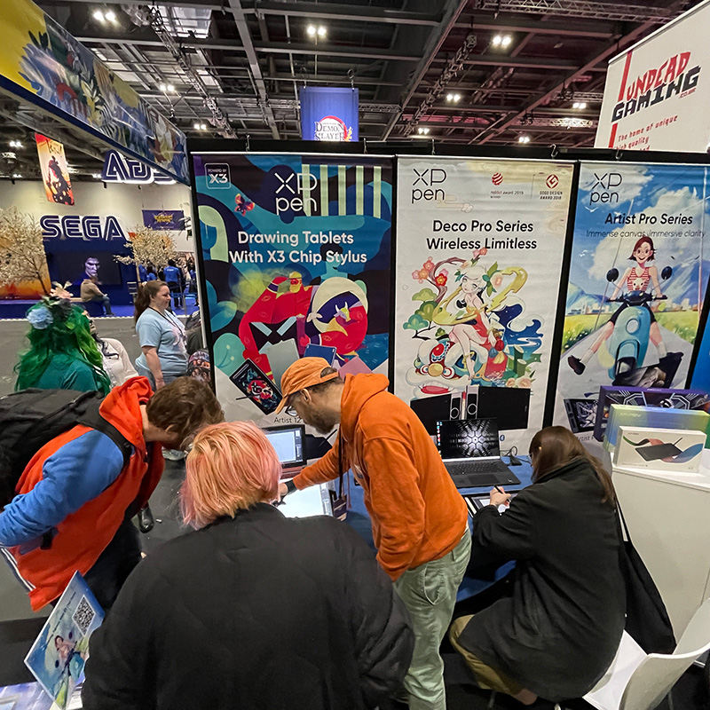 XPPen in MCM London Comic Con 2022