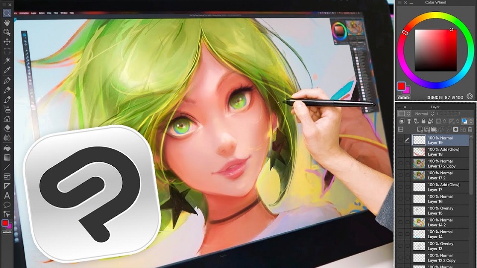 Drawing Tablet for Sketching and Painting in Clip Studio Paint | XPPen