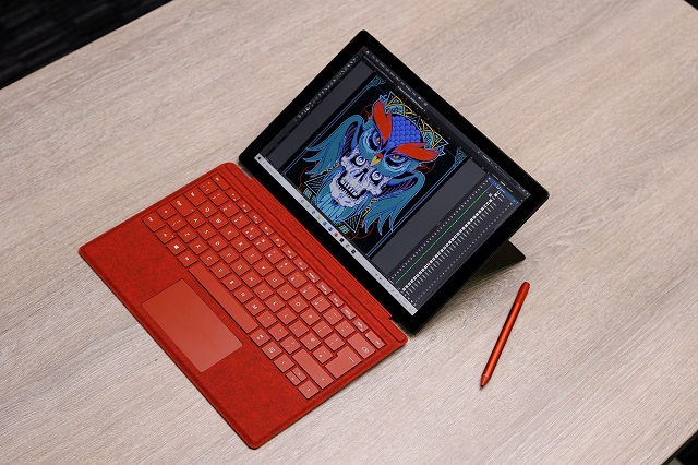 microsoft surface pro touch screen drawing tablet for corel painter