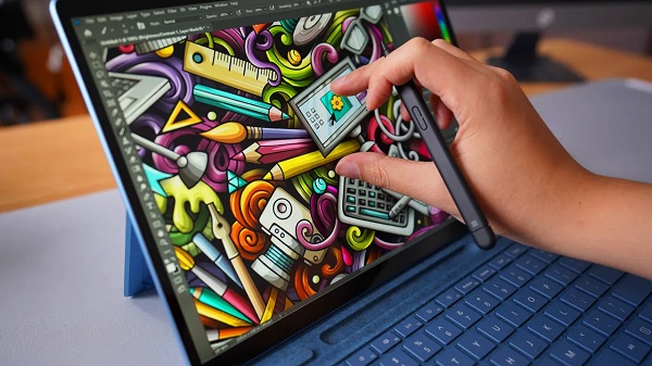 microsoft surface pro 9 touchscreen display with stylus for Inkscape