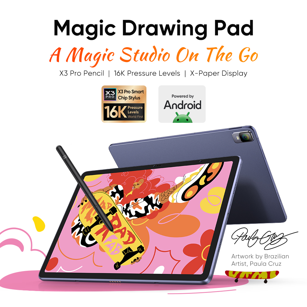 XPPen Debuts Industry's First Professional Mobile Drawing Tablet - Magic Drawing Pad