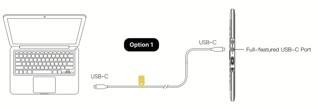 How do I connect the Artist 13.3 Pro V2 to a computer_1.png