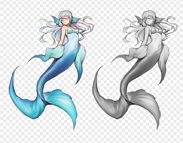 mermaid drawing- Refinement
