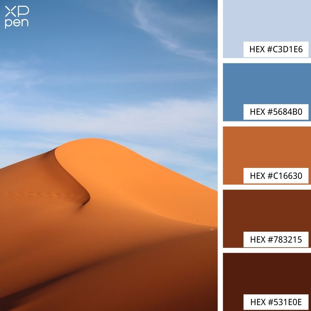 desert blue sky palette desert blue sky palette