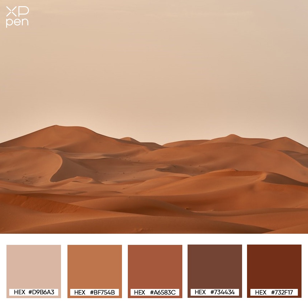 desert earthy palette