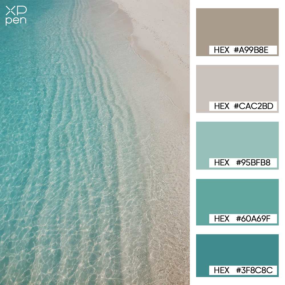 emerald green ocean palette emerald green ocean palette