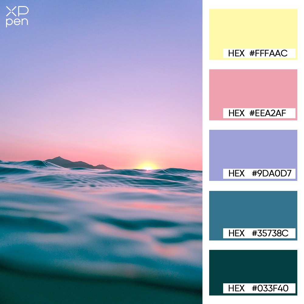 pink lavender sunrise palette pink lavender sunrise palette