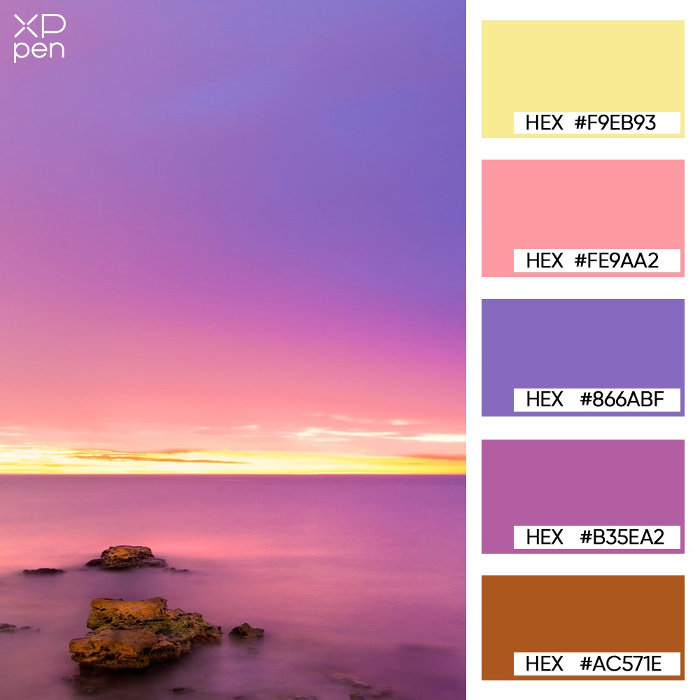 purple pink sunset palette purple pink sunset palette