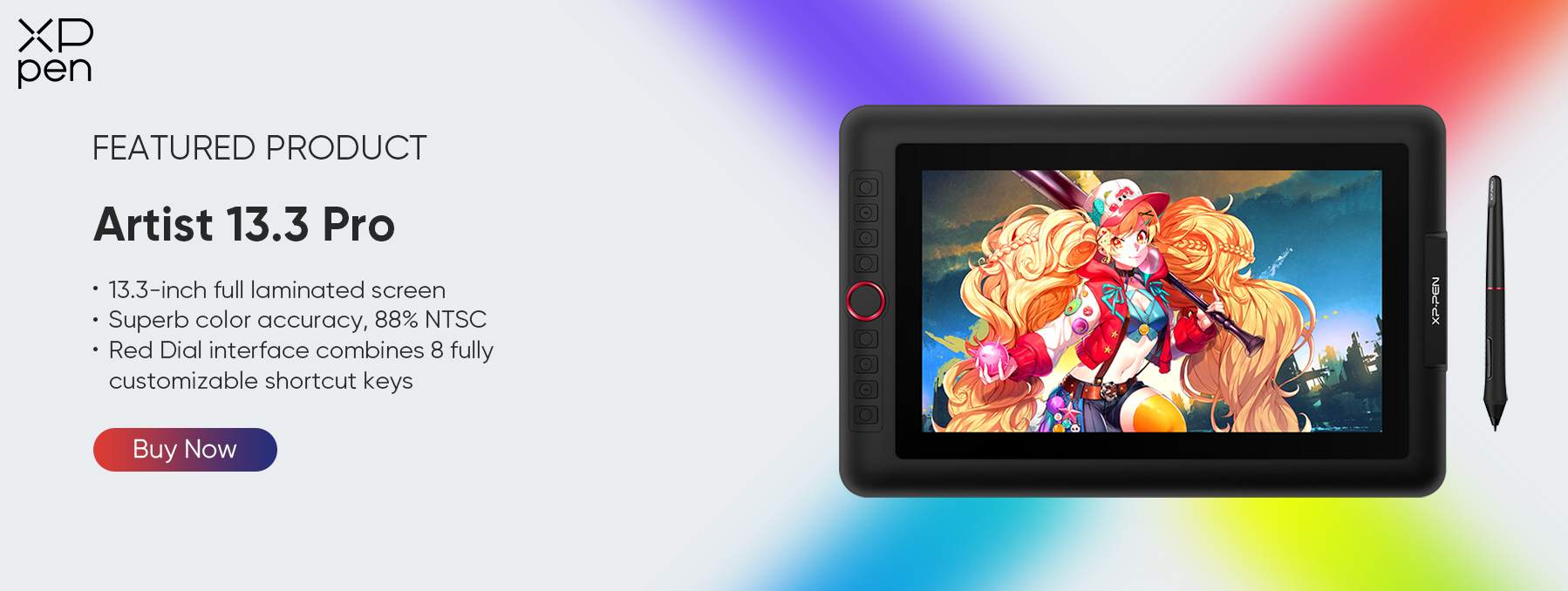 XPPen artist 13.3 pro drawing tablet