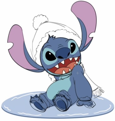 Draw Stitch-Sketch the outfit