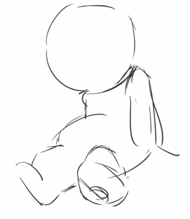 Draw Stitch-Sketch the pose