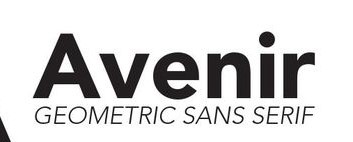 font avenir