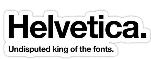 font helvetica