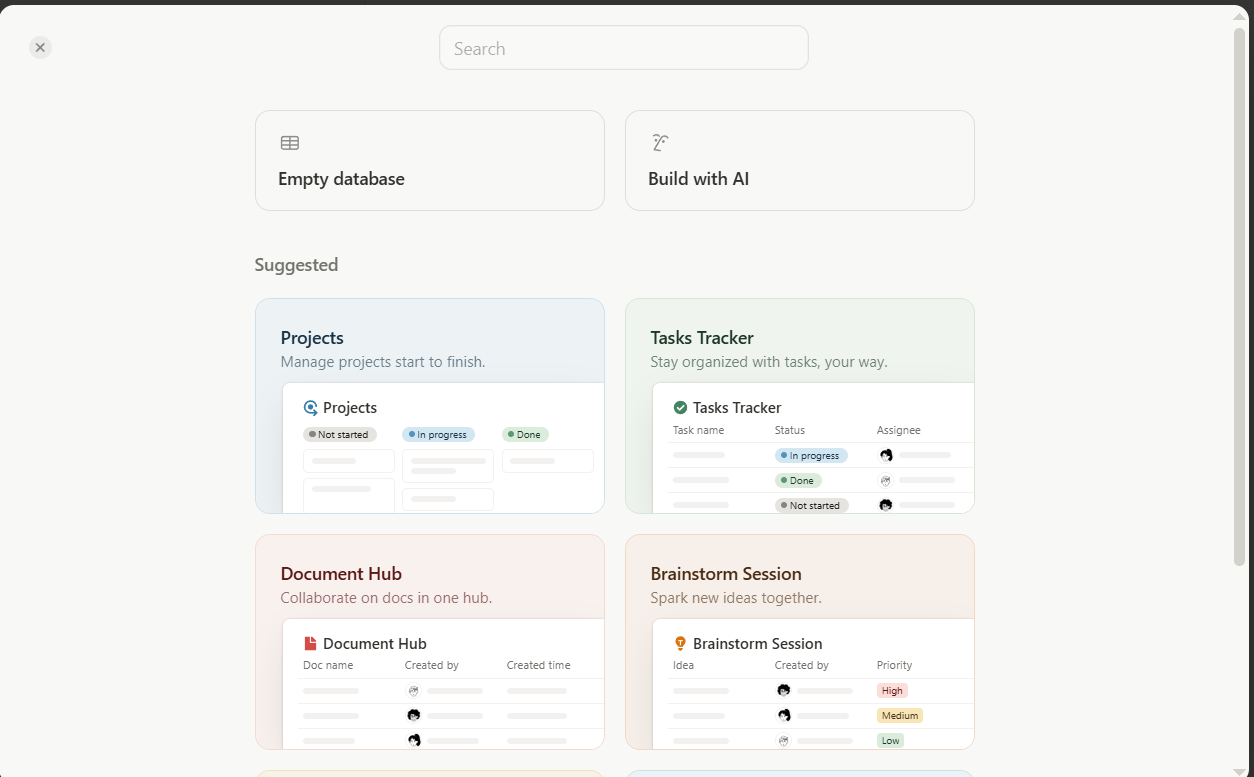 Notion Database