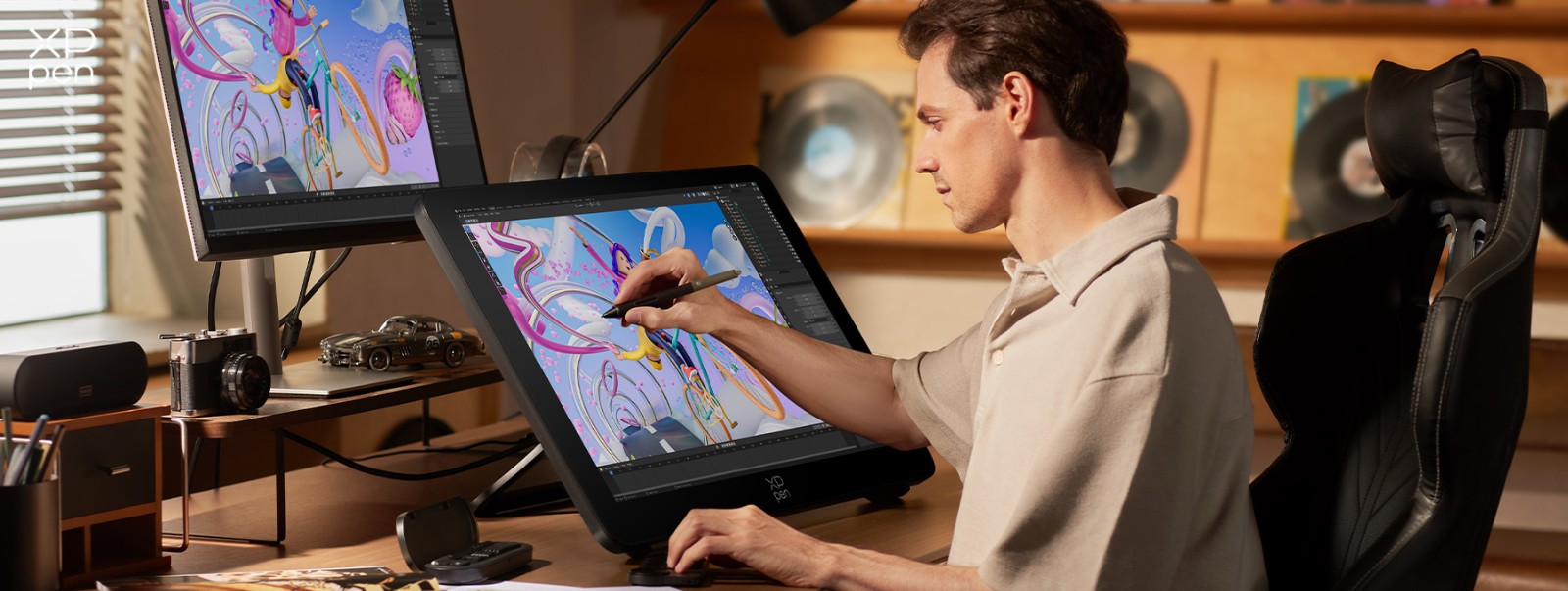 animation-creators-using-drawing-tablet