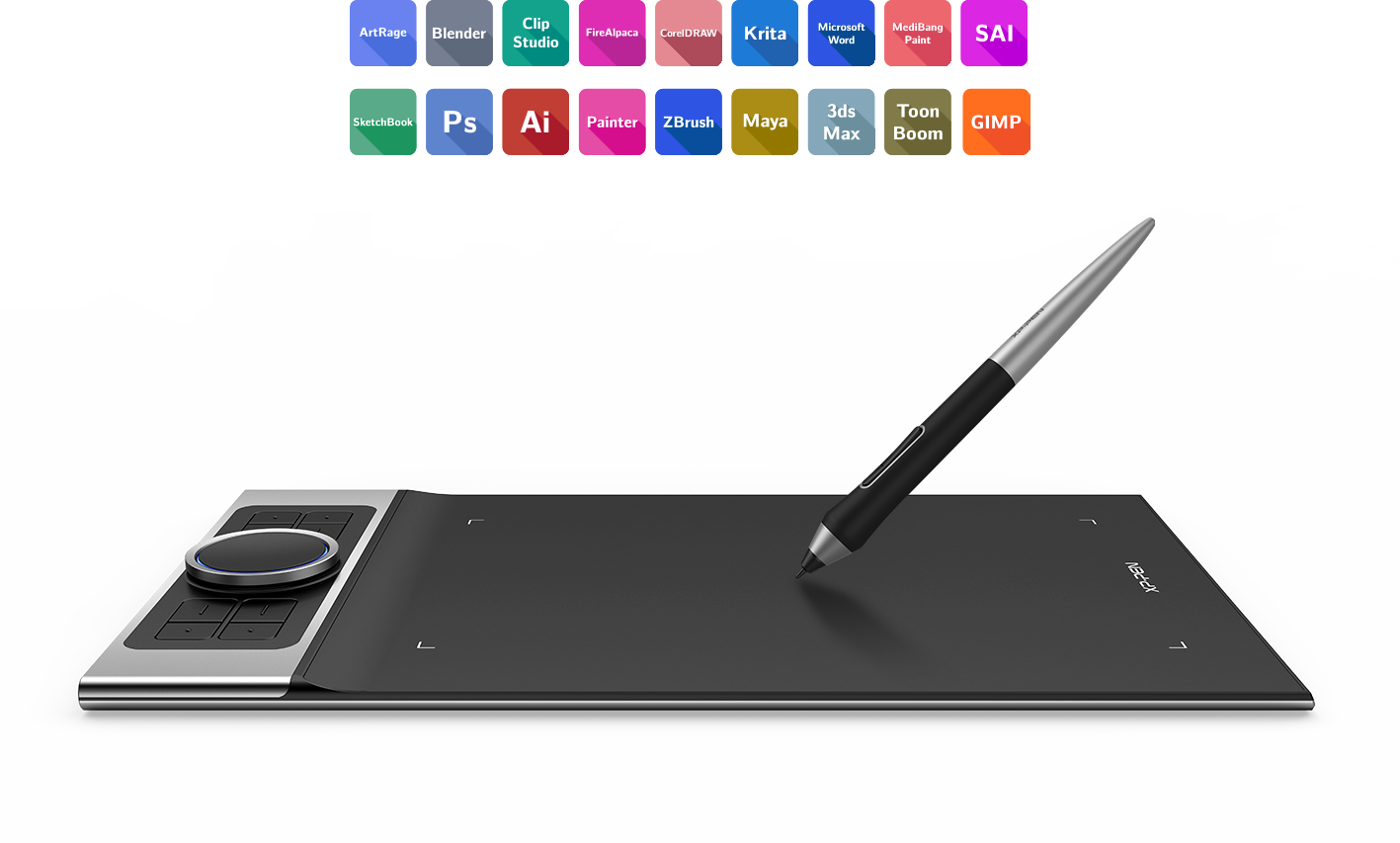 Deco Pro SW/MW Professional Bluetooth Drawing Tablet | XPPen