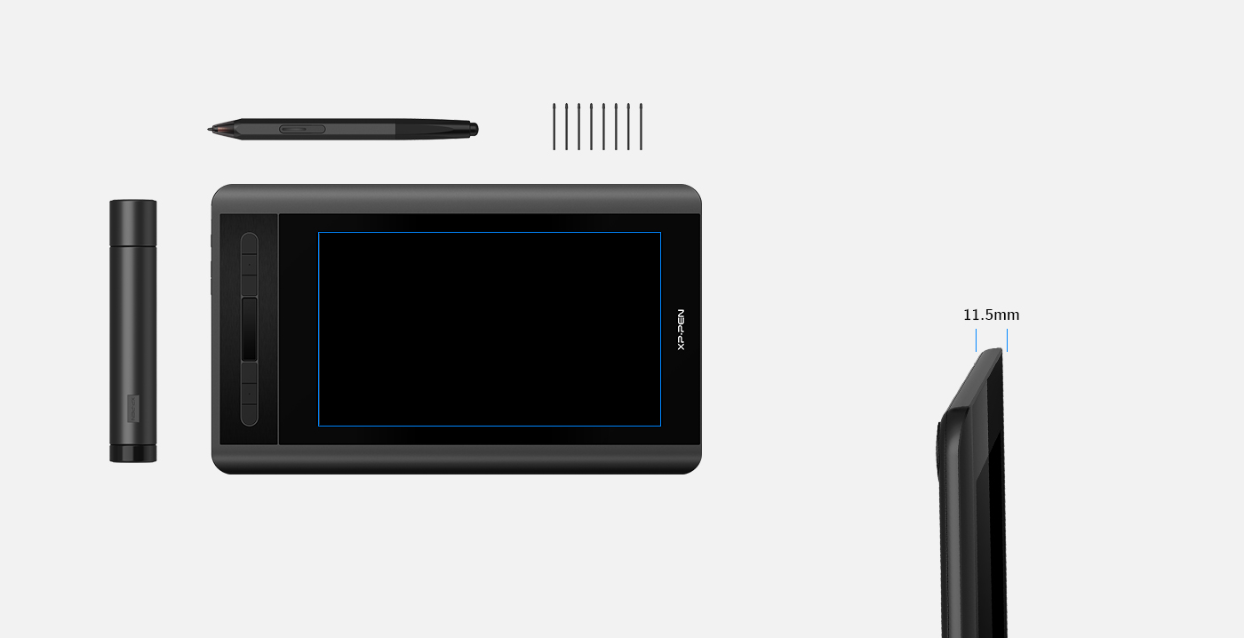 XP-Pen Artist 12 portátil mesa digitalizadora com tela 11.6 polegadas 
