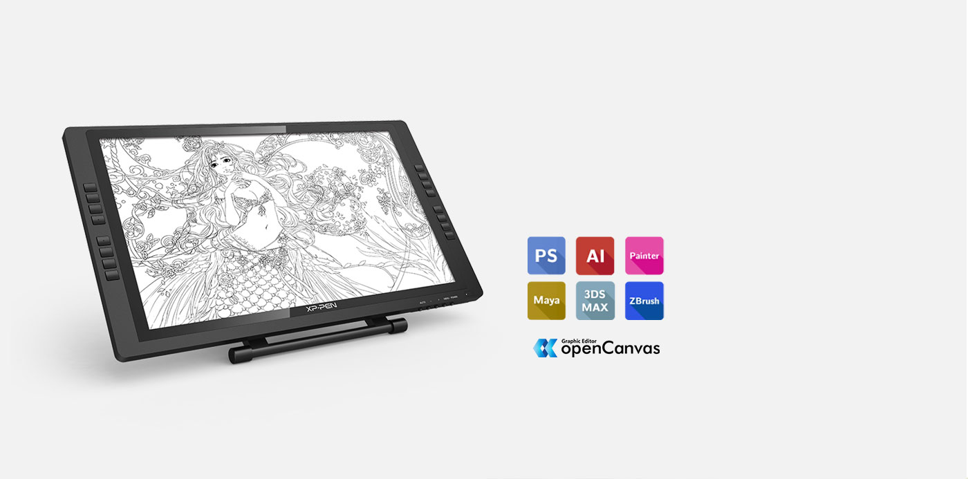  Artist 22E Pro pen tablet monitor Versatility and Compatibility 