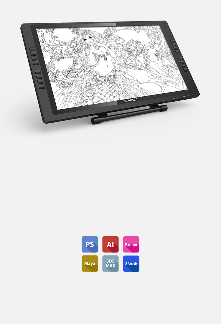  Artist 22E Pro pen tablet monitor Versatility and Compatibility 