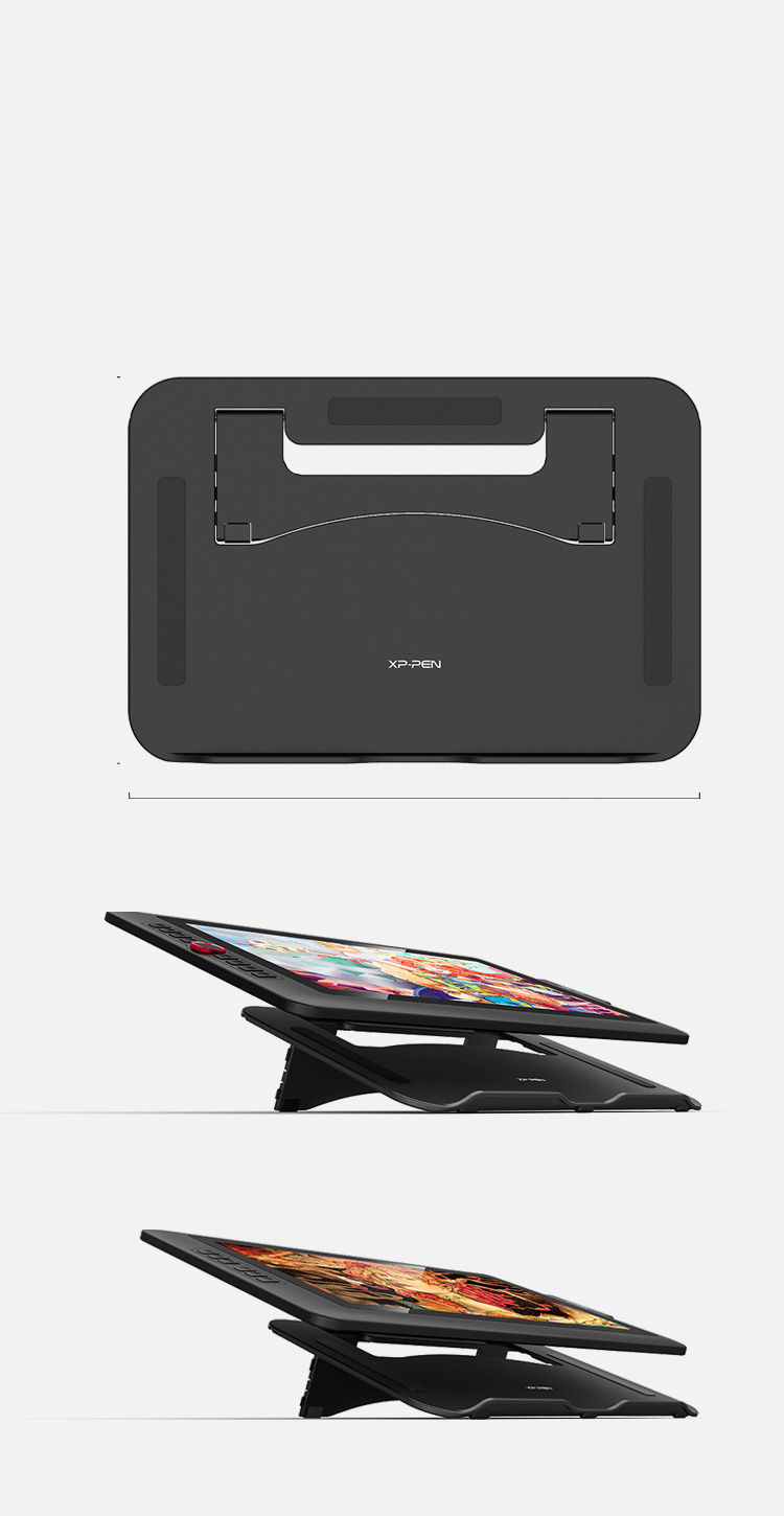 XP-PEN AC 41 Ständer Pen Display Halter Stütze Tablet Halterung Tragbarer Ständer mit verstellbarem Betrachtungswinkel für Artist 15.6 Pro und Artist 15.6 