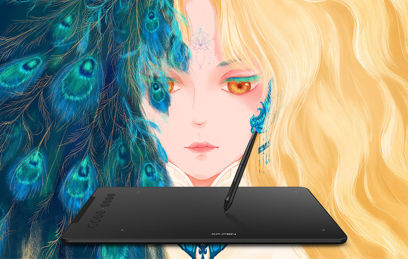 decorate your life by use XP-Pen Deco 01 V2 graphic drawing tablet